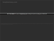 Tablet Screenshot of boxpharmacy.com